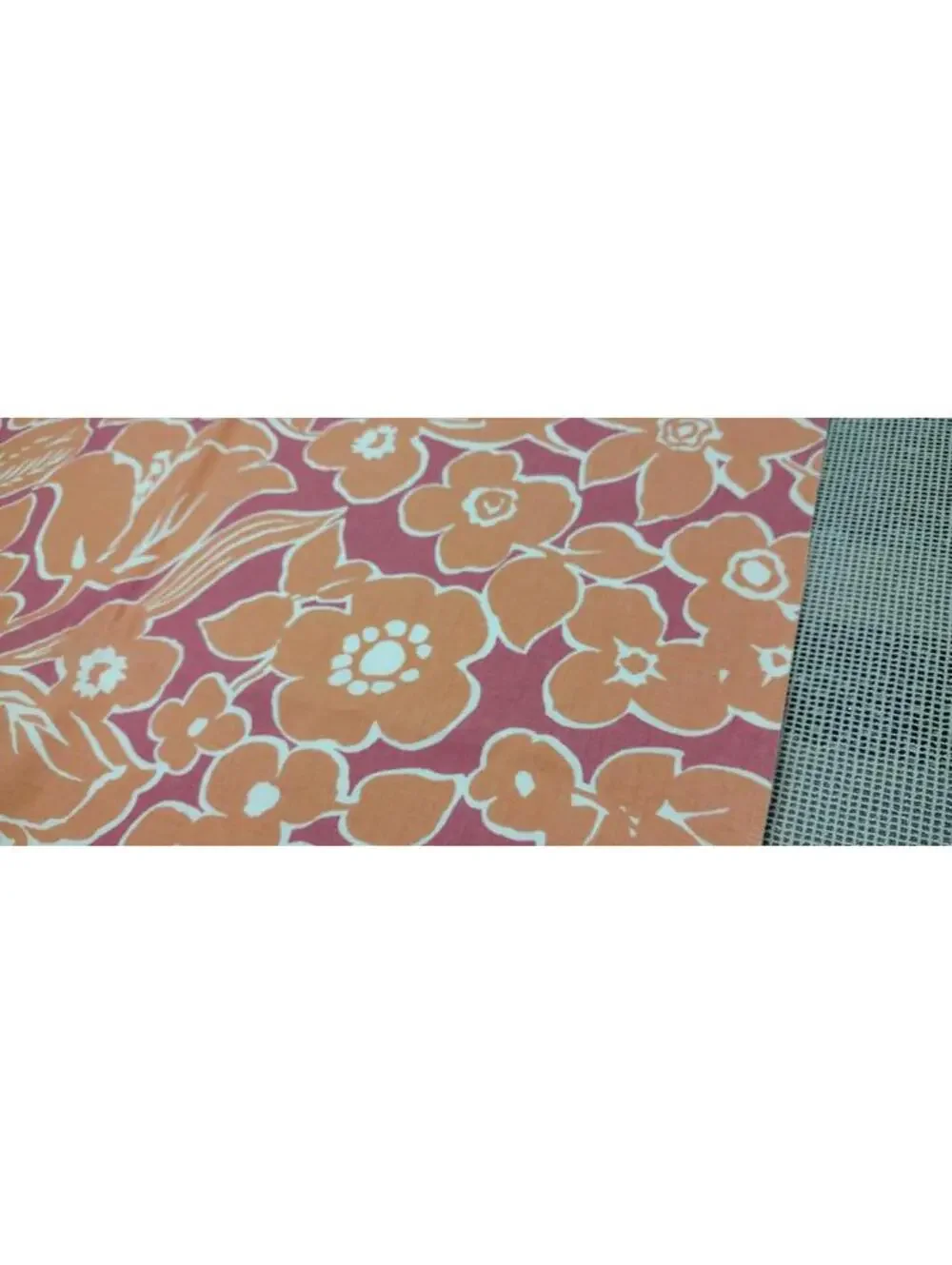 Pindler Chic Floral Orange Tulip Fuchsia Cotton Designer Fabric Sampler 23 x 24